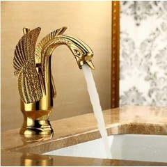 Bionics Design Centerset Bathroom Sink Tap (Ti-PVD Finish)  