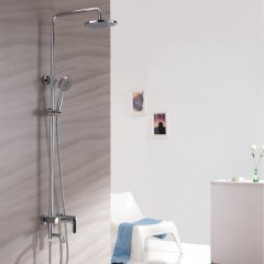 Chrome Finish A Grade ABS Contemporary Shower Tap (Rainfall+Handheld) SC020
