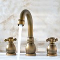 Antique Brass Finish Widespread Bathroom Sink Tap TP1808K