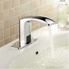 4 Inch Brass Bathroom Sink Faucet with Automatic Sensor (Cold)  TP0102