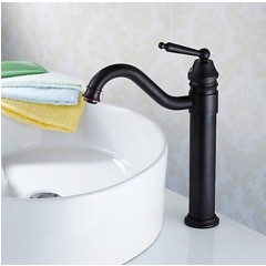 Traditional Style Oil-rubbed Bronze Finish Countertop Bathroom Sink Tap TP0404BH